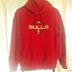 Adidas Chicago Bulls Hoodie Hooded Sweatshirt Size